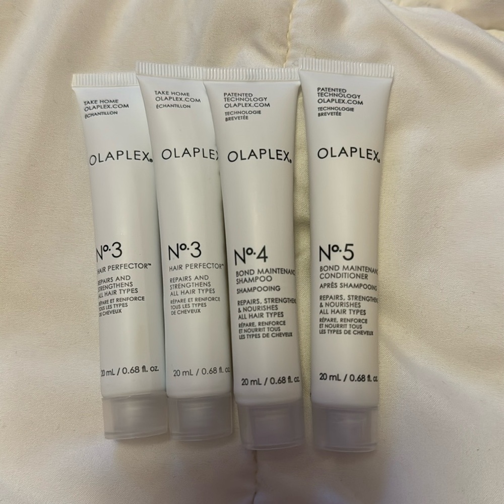 Olaplex Hair Shampoo and Condition No 3 Hair Perfecter No 4 No 5 Trio Travel Set